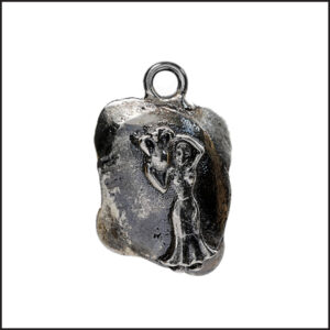 Oxidised Silver Aquarius Dune Pendant