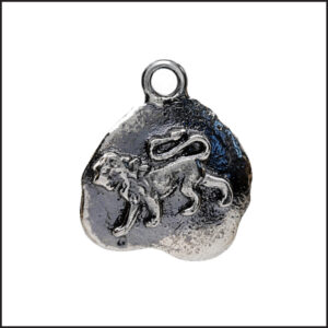 Dune Oxidised Silver Leo Pendant
