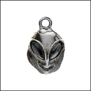 Oxidised Silver Alien Dune Pendant