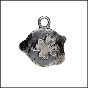 Oxidised Silver Clover Dune Pendant