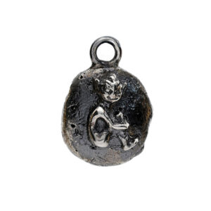 Oxidised Silver Pixie Dune Pendant