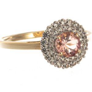 9ct Gold Zirconia Circular Dress Ring