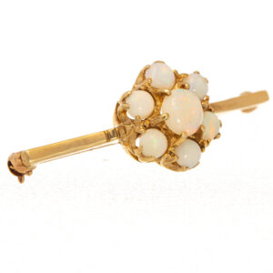 9ct Gold Opal Brooch