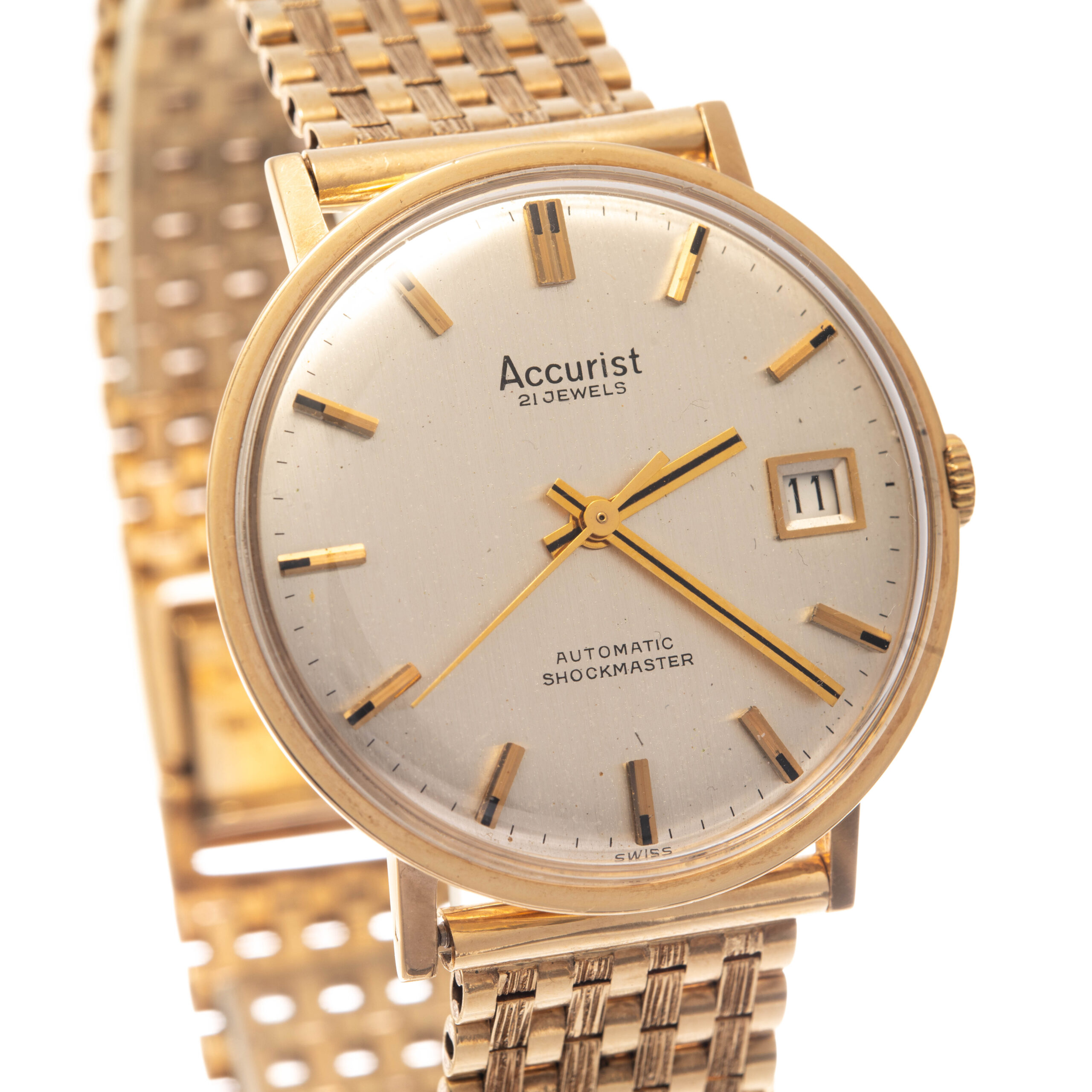 9ct Gold Accurist Gentleman's Watch