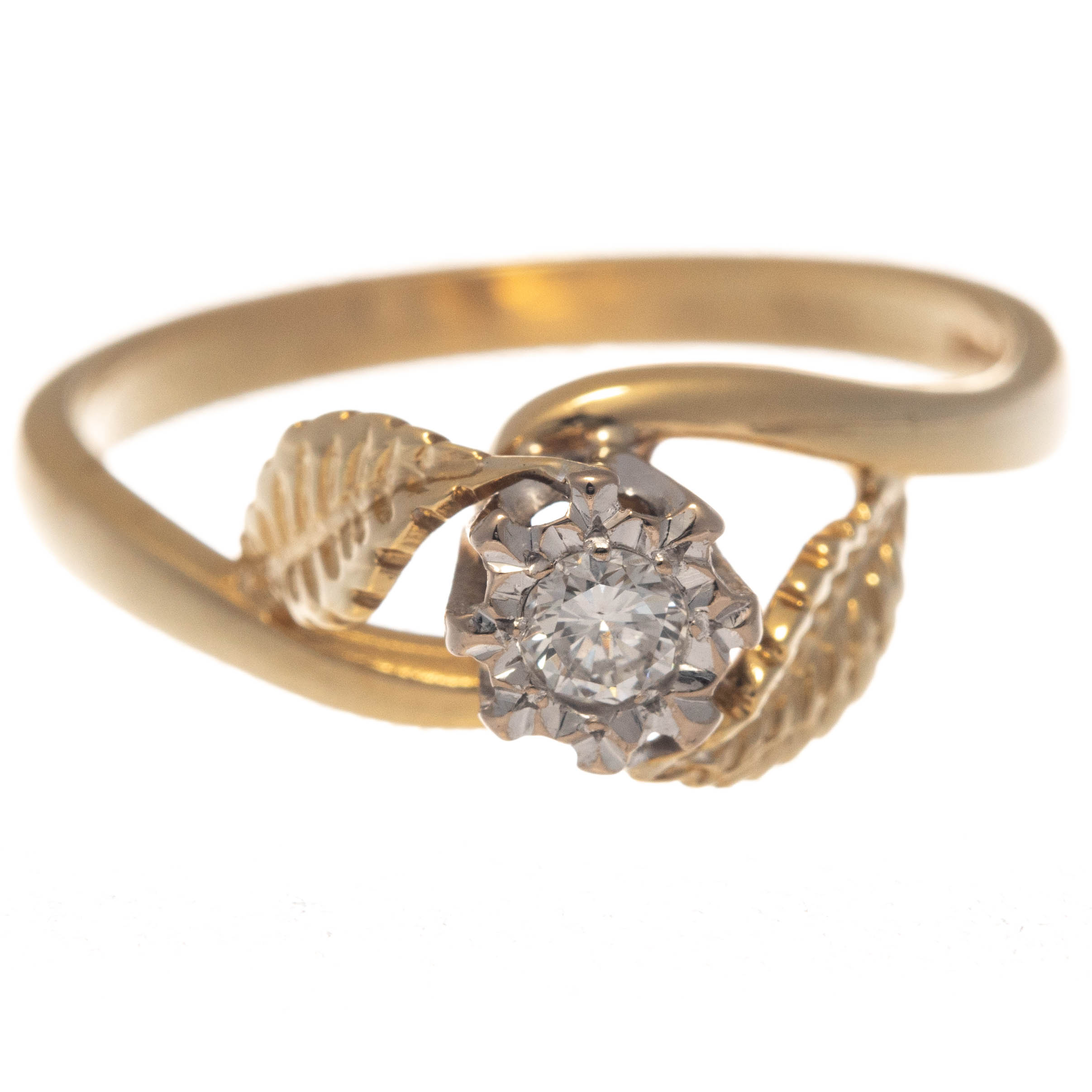 18ct Gold Single Stone Diamond Ring - Image 2