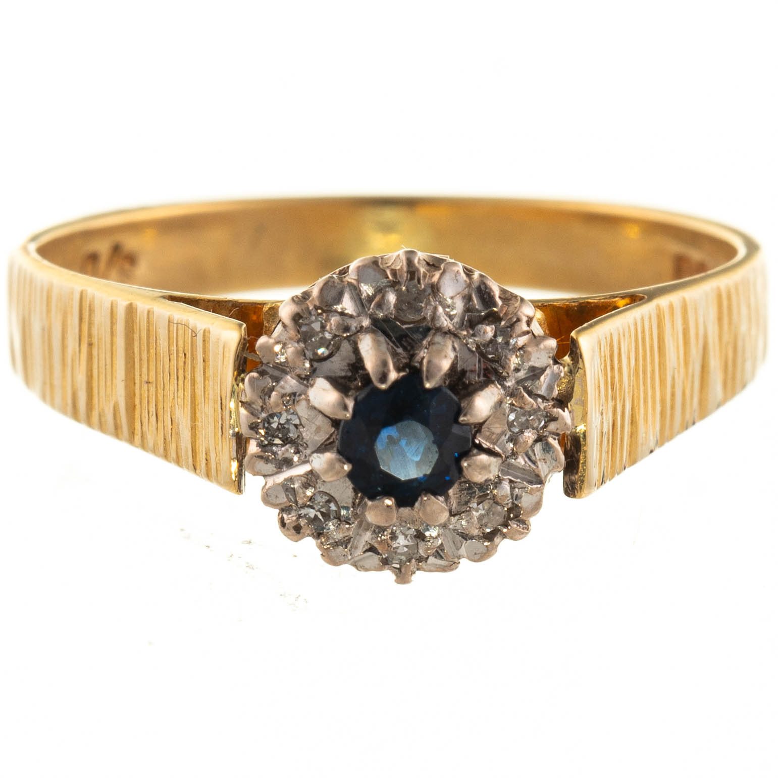 18ct Gold Sapphire & Diamond Ring