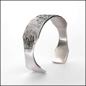 Vulcan Silver Cuff Bangle