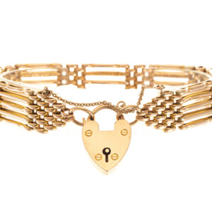 9ct Gold Gate Bracelet