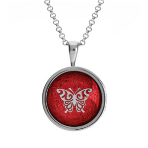 Ashes Love Silver Butterfly Pendant