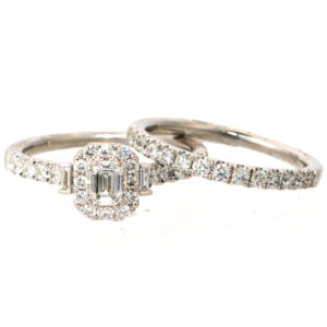 Platinum Diamond Bridal Ring Set