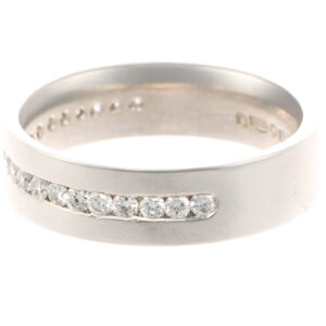 Platinum Diamond Set Wedding Ring