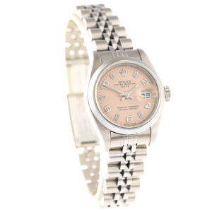 Lady's Steel Rolex Oyster Perpetual Date Bracelet Watch