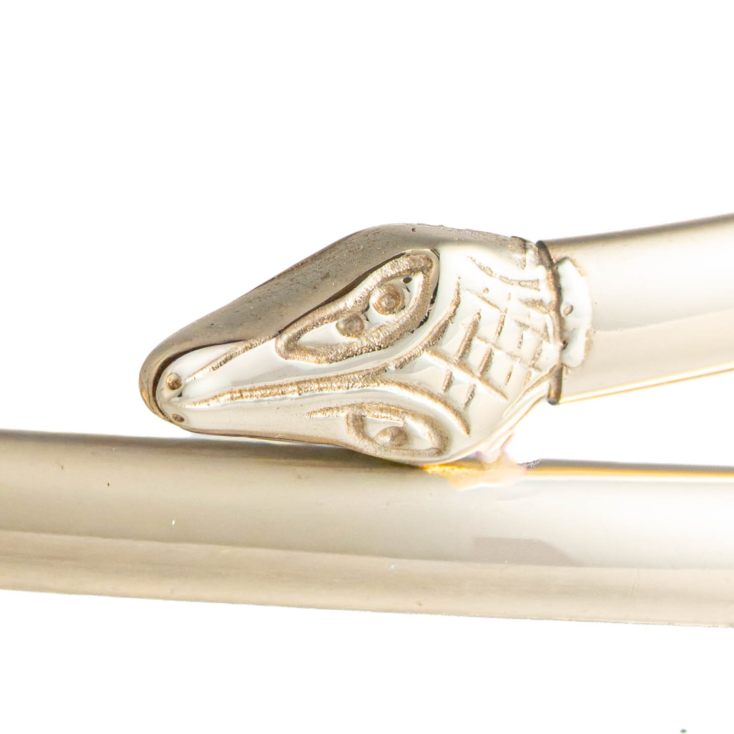 9ct Gold Snake Bangle - Image 2