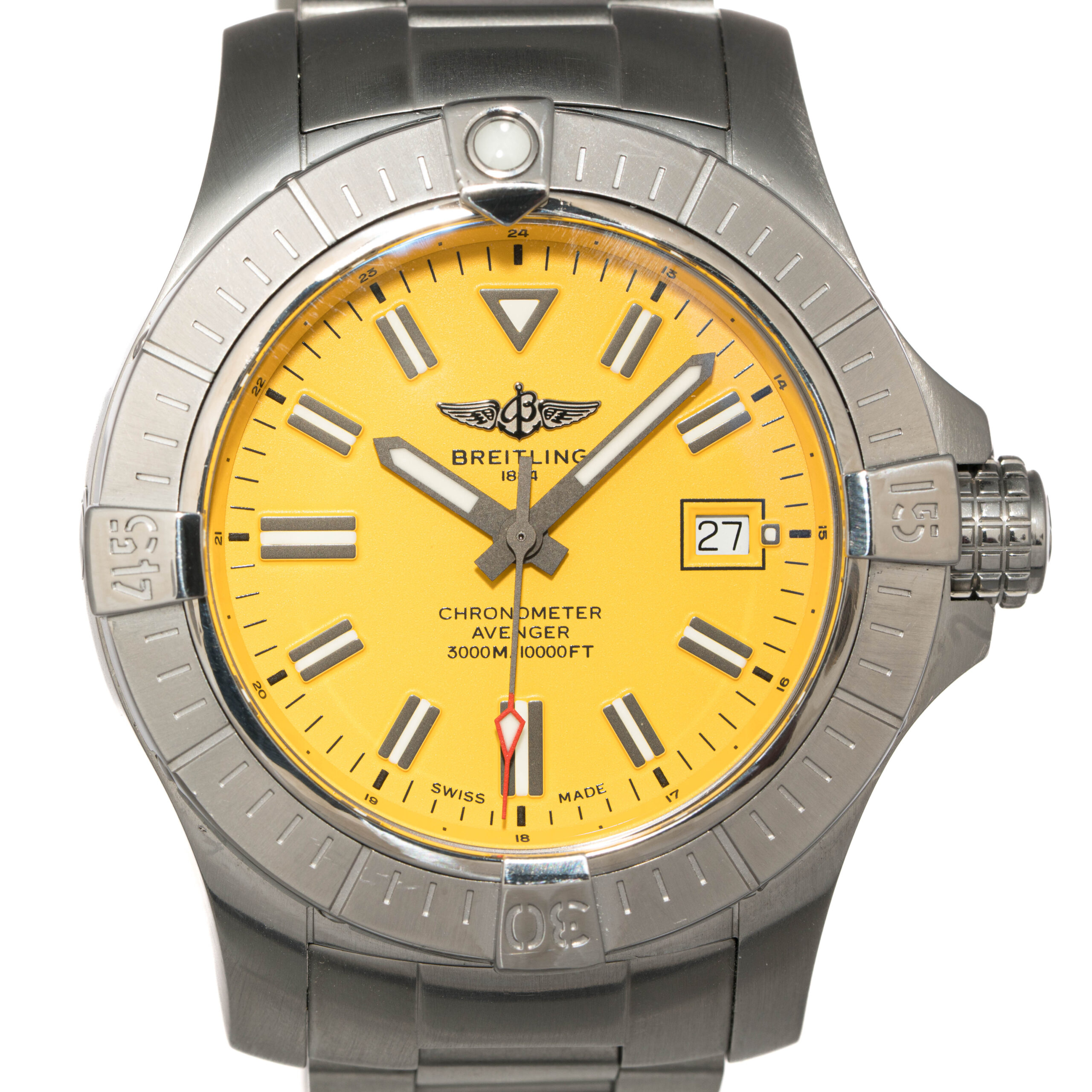 Gent's Steel Breitling Avenger Automatic Bracelet Watch - Image 2