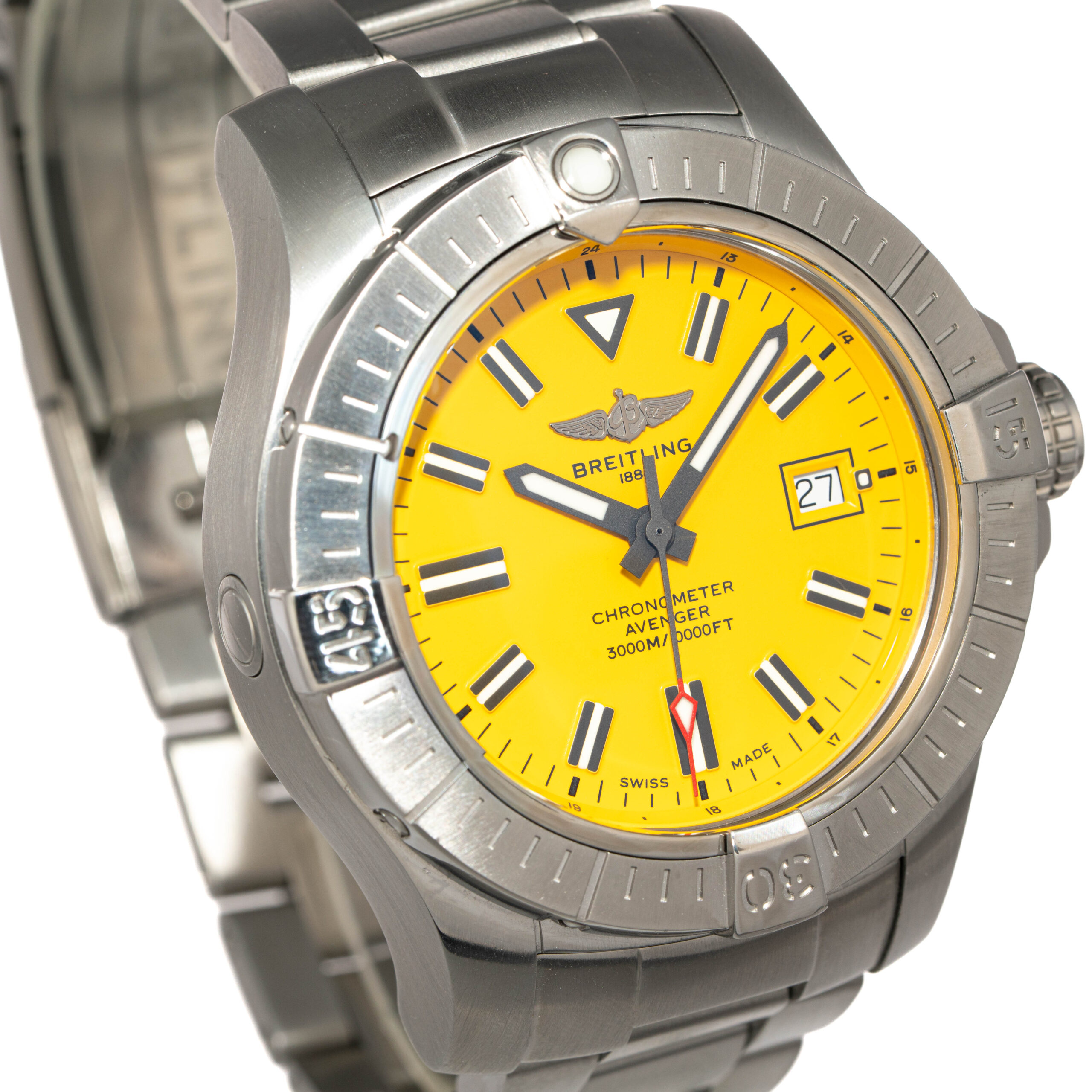 Gent's Steel Breitling Avenger Automatic Bracelet Watch