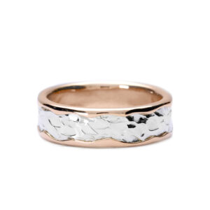 Vulcan_Organic_9ct Rose Gold_9ct White Gold-wedding-ring