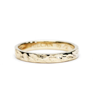 Vulcan_Solo_3mm_9ct Yellow Gold-unique-bespoke-wedding-rings