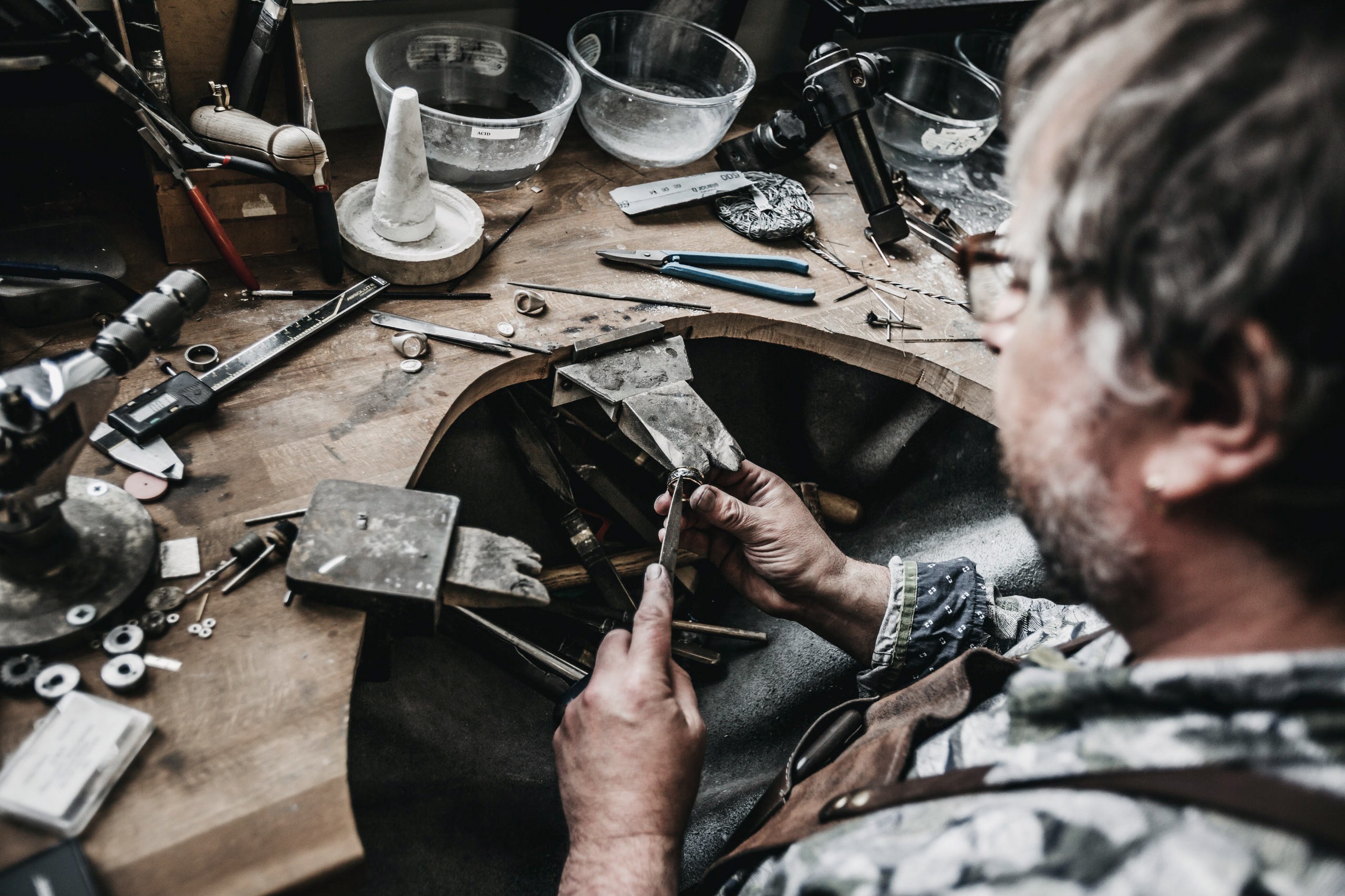 Master Goldsmith Mark Lloyd Picture:SARAH CALDECOTT